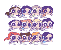 Image 2 of LOONA Assorted Vinyl Stickers