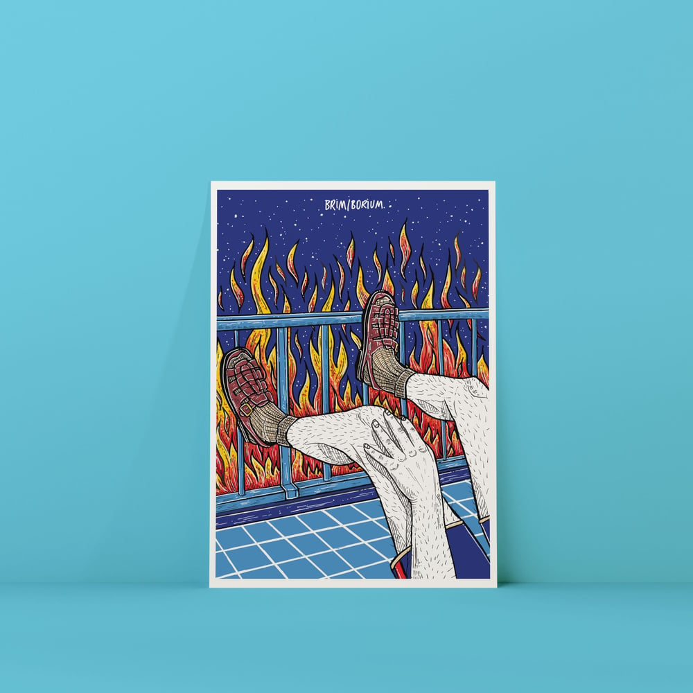 'BURN' Print (21x30)