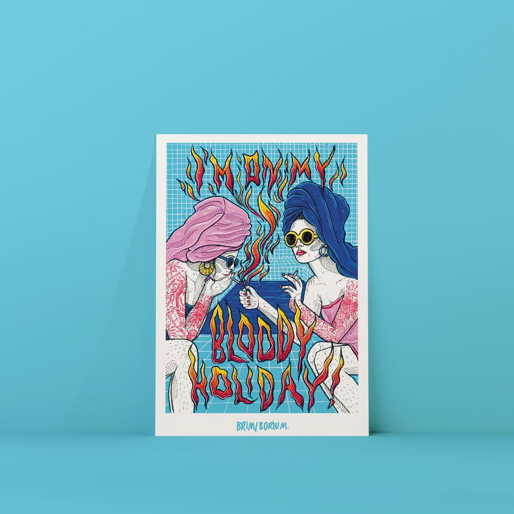 'BLOODY HOLIDAY' Print (A5)