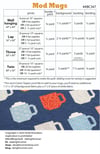 Mod Mugs quilt pattern - PDF Version