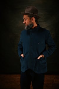 Image 4 of Chinwest Jacket - Navy twill 