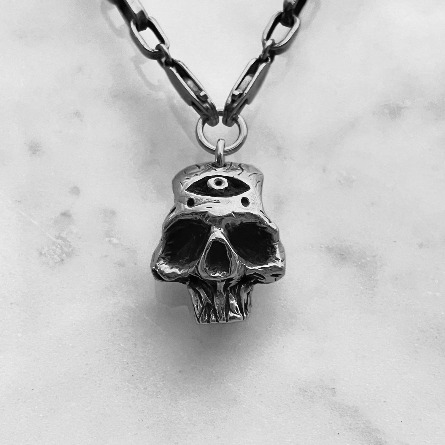 Image of Psychic Skull Necklace