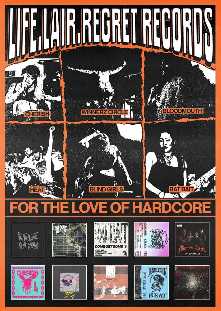 Image of For the love of hardcore poster 