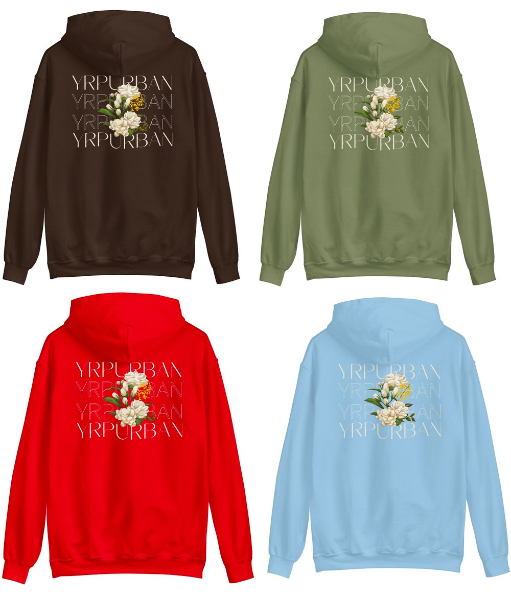 Image of YRPURBAN ROSE LOGO Unisex Hoodie