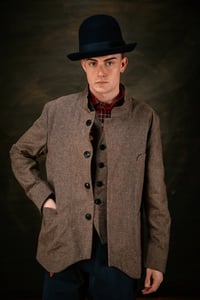 Image 1 of Chinwest Jacket Brown Herringbone £460.00