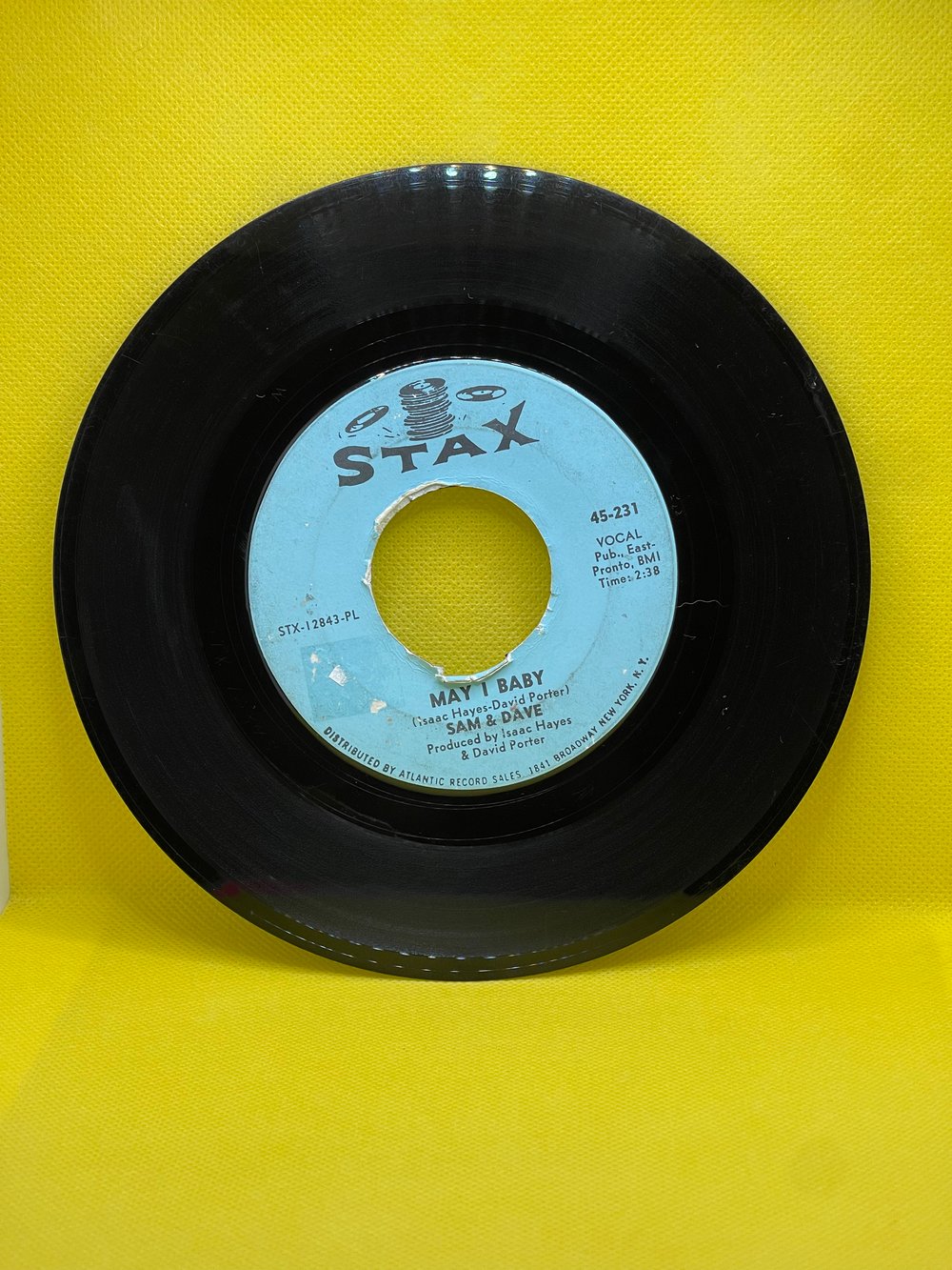 Sam & Dave - Soul Man/ May I Baby 1967 7” 45rpm
