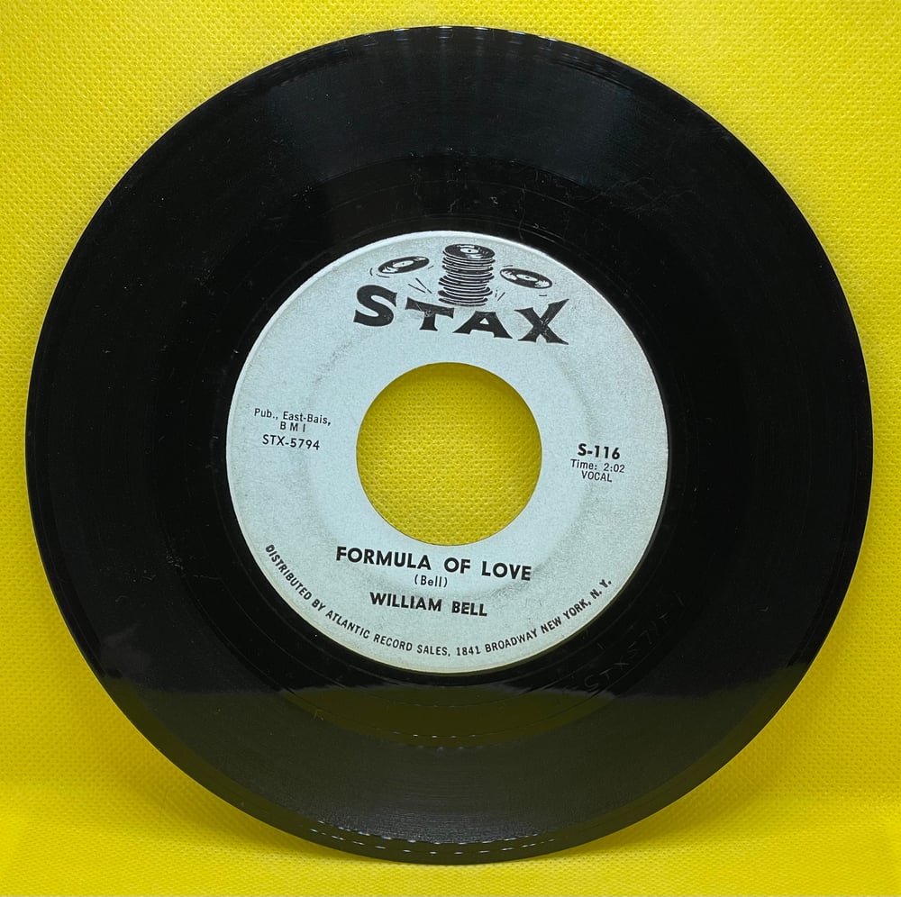 William Bell – You Don't Miss Your Water / Formula Of Love 1961 7” 45rpm
