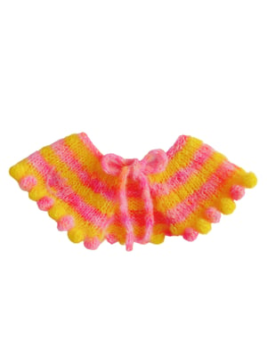 Image of Striped Mohair Bubble Collar no. 2