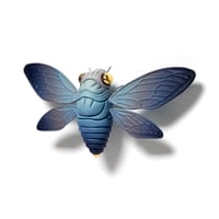 Image 3 of Cicada (teal/openwings) by Calvin Ma X Erika Sanada