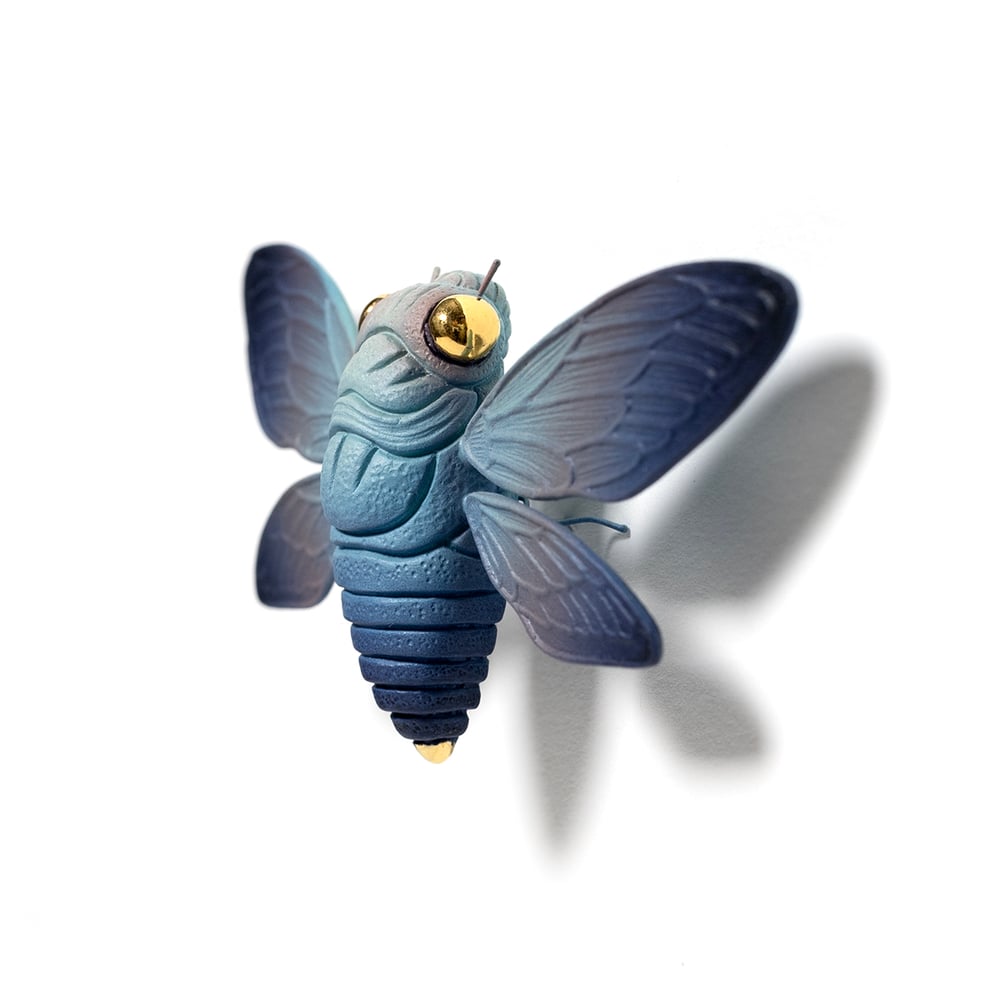 Image of Cicada (teal/openwings) by Calvin Ma X Erika Sanada