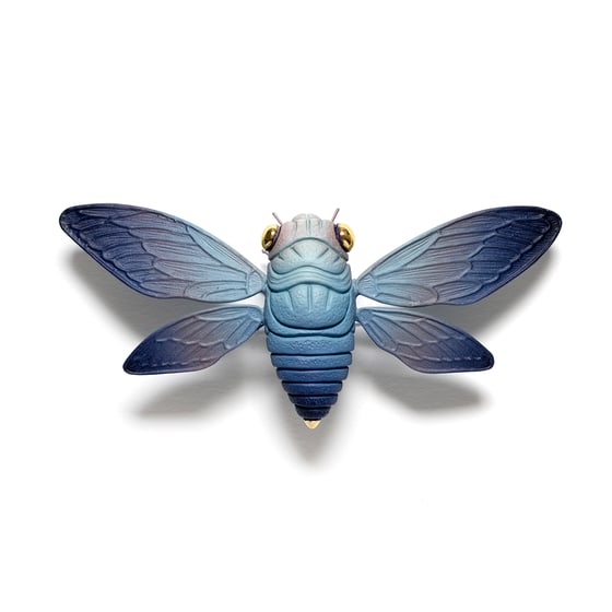 Image of Cicada (teal/openwings) by Calvin Ma X Erika Sanada