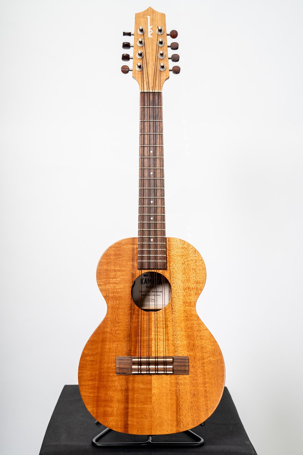 Image of Used Kamaka HF-38 Tenor 8 string Koa Satin Ukulele with LR Baggs 5-0 Pickup