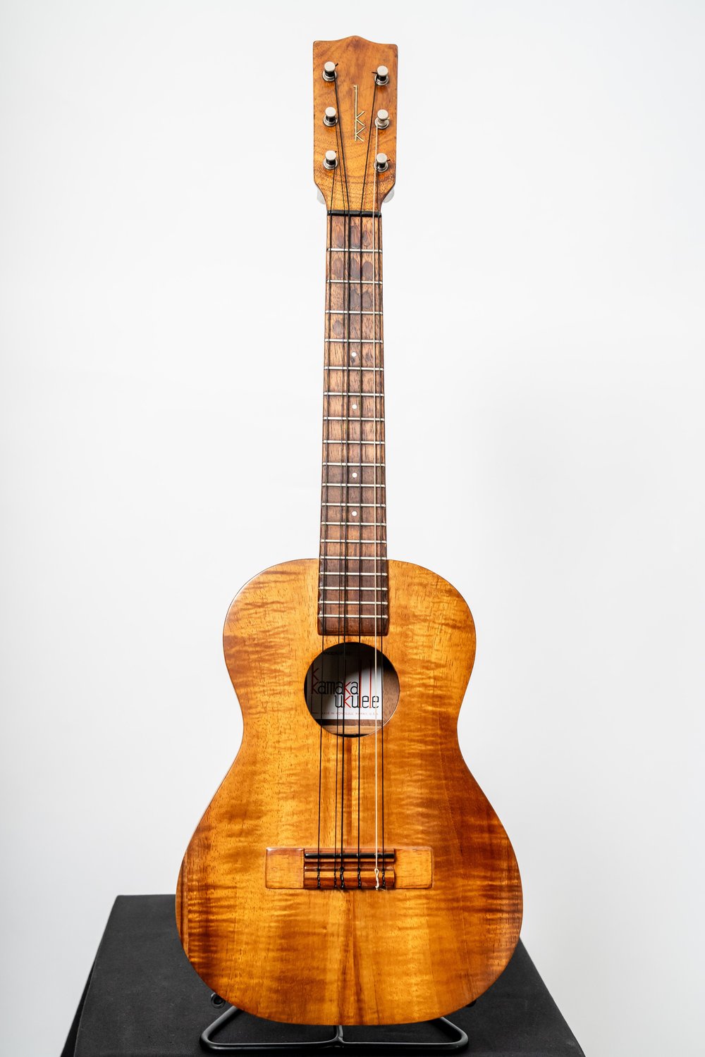 Image of Vintage Kamaka HF-36 Tenor 6 string Koa Satin Ukulele factory restored