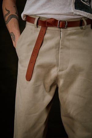 Image of Alfie Trouser - Stone twill £265.00