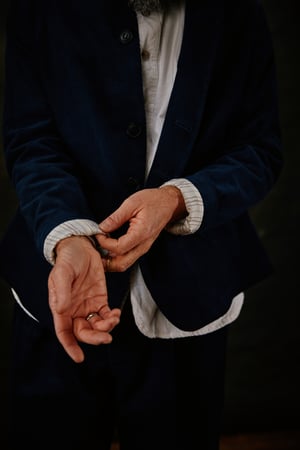 Image of Orbal Jacket - Navy Corduroy 