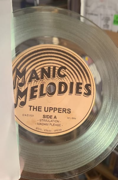 The Uppers "Manic Melodies" EP (Clear Vinyl)