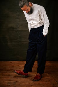Image 4 of Orbal Trouser - Navy corduroy £275.00 only 32" Available