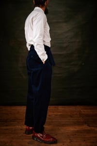 Image 3 of Orbal Trouser - Navy corduroy £275.00