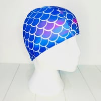 Image 1 of Kids Swim Caps - Mermaid Scales