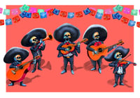 Image 2 of A3 Print - Mariachis