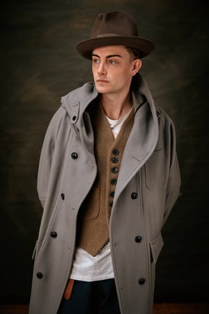 Image of FISHERMAN COAT Stone wool 