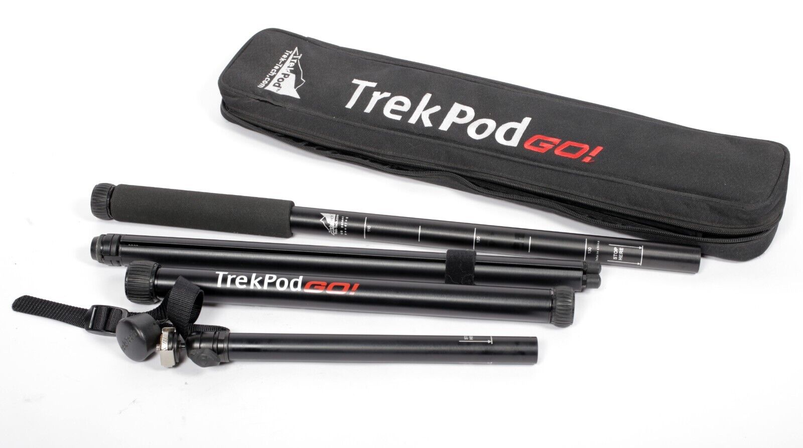 Trek Tech Trek Pod Go! monopod walking stick with ball head and