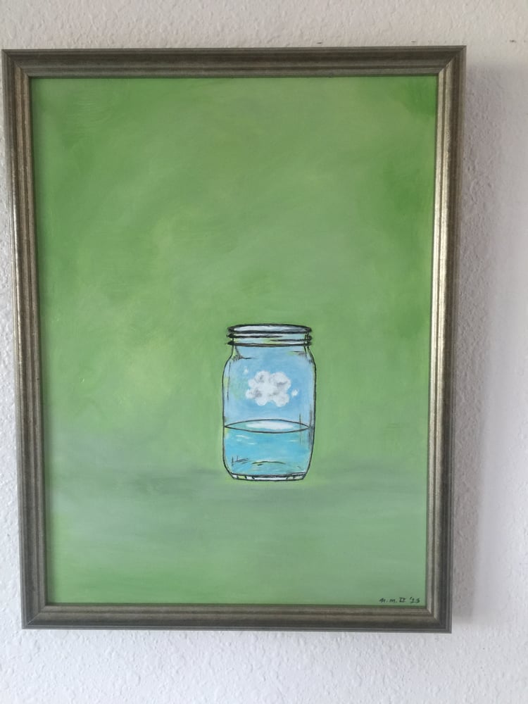 Image of Hope in a Glass in Green