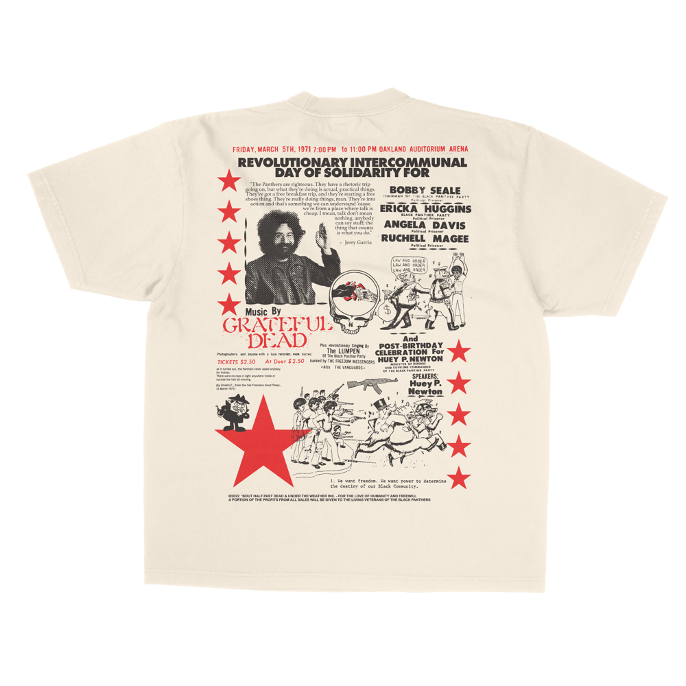 POWER TO THE PEOPLE TEE ( in collaboration with 'Bout Half Past Dead )