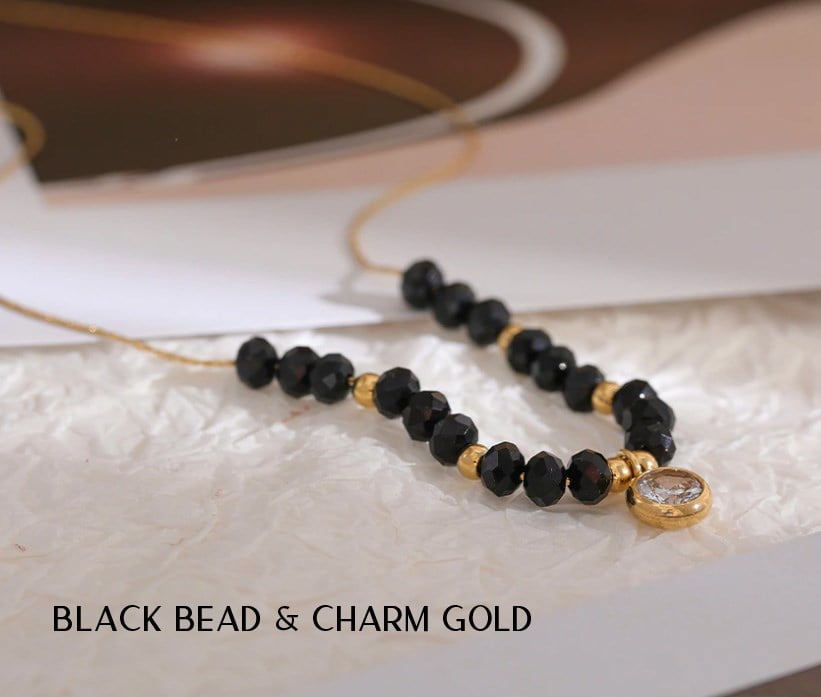 Image of Petite Pearl & Natural Stone Quality Necklaces 4 Styles