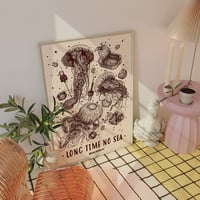 Image 3 of 'LONG TIME NO SEA' Poster (50x70, brown)