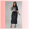 Blackout Zip Skirt
