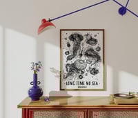 Image 3 of 'LONG TIME NO SEA' Poster (50x70, black)