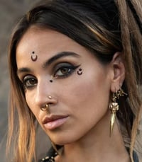 Image 1 of Raven Skull Earrings
