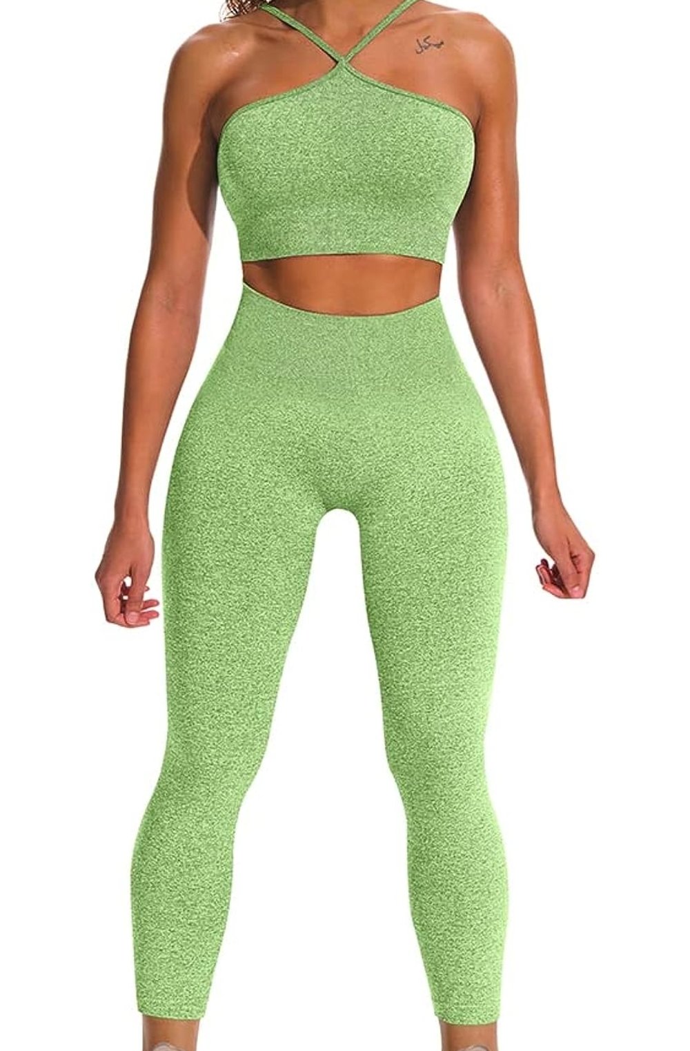 Image of Large Seamless Two Piece Workout Fit