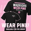 PRE-ORDER | Warriors Wear Pink - Breast Cancer Awareness T-shirt