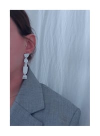 Image 2 of SREBRNI viseči uhani GOTIK .2 / SILVER drop earrings GOTIK .2