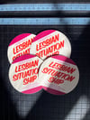 I SURVIVED A LESBIAN SITUATIONSHIP STICKER