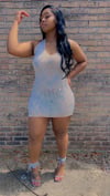 Glitz fitted dress 