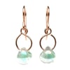 Sea Foam Glass Earrings