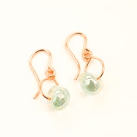 Image 5 of Sea Foam Glass Earrings