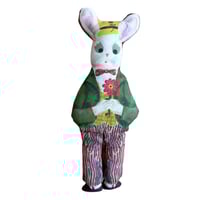 Image 1 of Rabbit Doll with bean bag bottom - Hippy Gardner