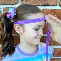 Image 4 of KIds Swim Caps - Rainbow Feather