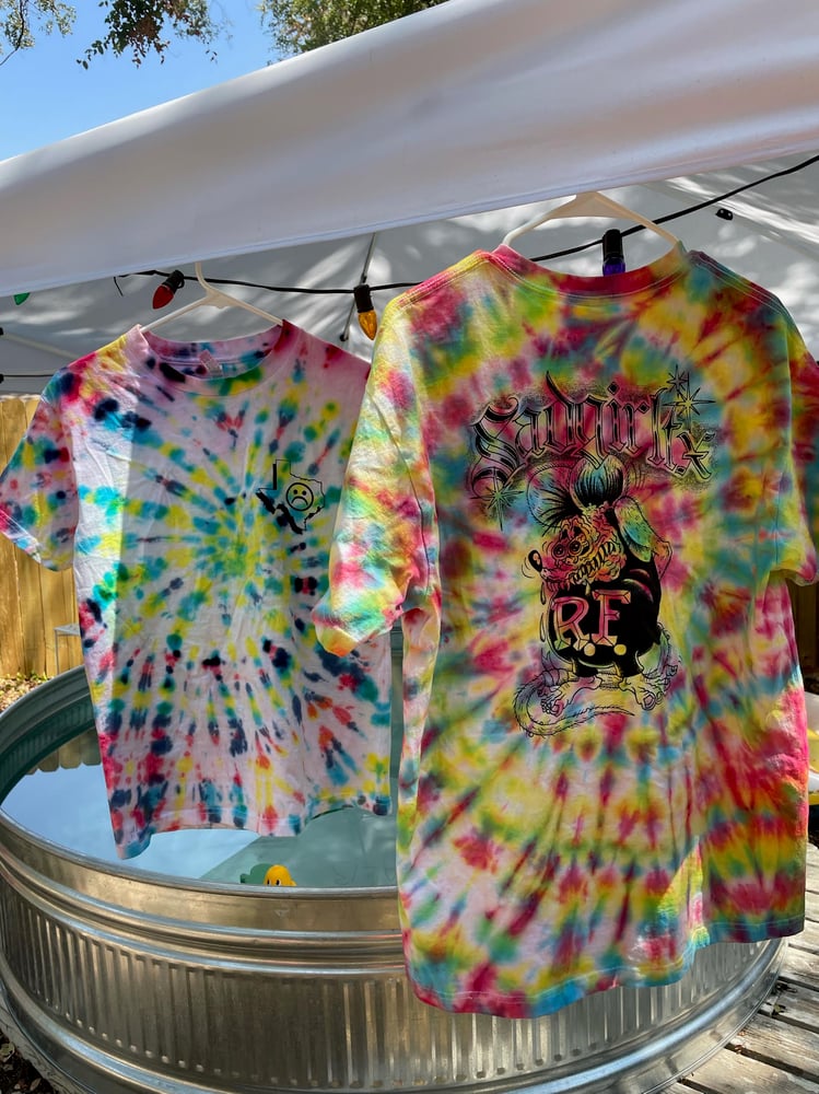 Image of Tie Dye sadgirl shirt 