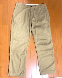 Image 2 of Japan Blue jeans Momotaro khaki loose fit Broolyn trousers, size 34