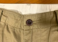 Image 3 of Japan Blue jeans Momotaro khaki loose fit Broolyn trousers, size 34