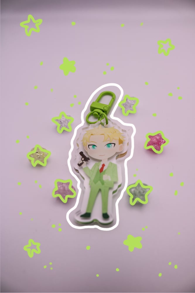 Image of Spy x Family Loid Forger 2.5” Acrylic Keychain