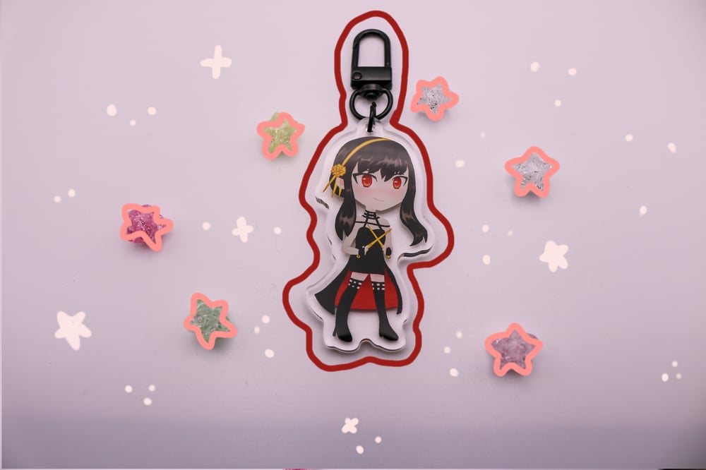 Image of Spy x Family Yor Forger Acrylic Keychain