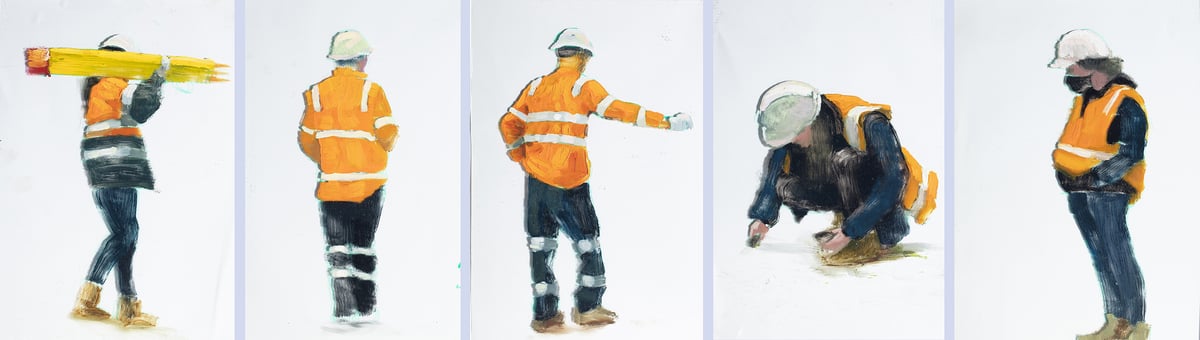 Image of "The Workers" 5 piece set
