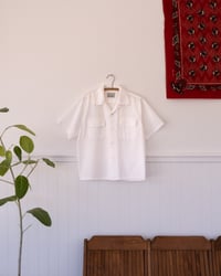 Image of Open Collar Shirt - Ivory