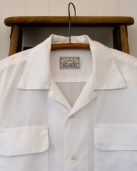 Image of Open Collar Shirt - Ivory